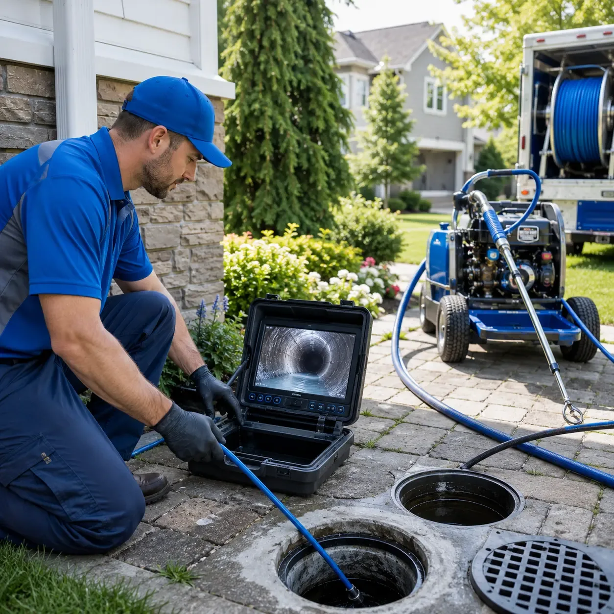 Outdoor drain cleaning professionals serving Opdyke, IL